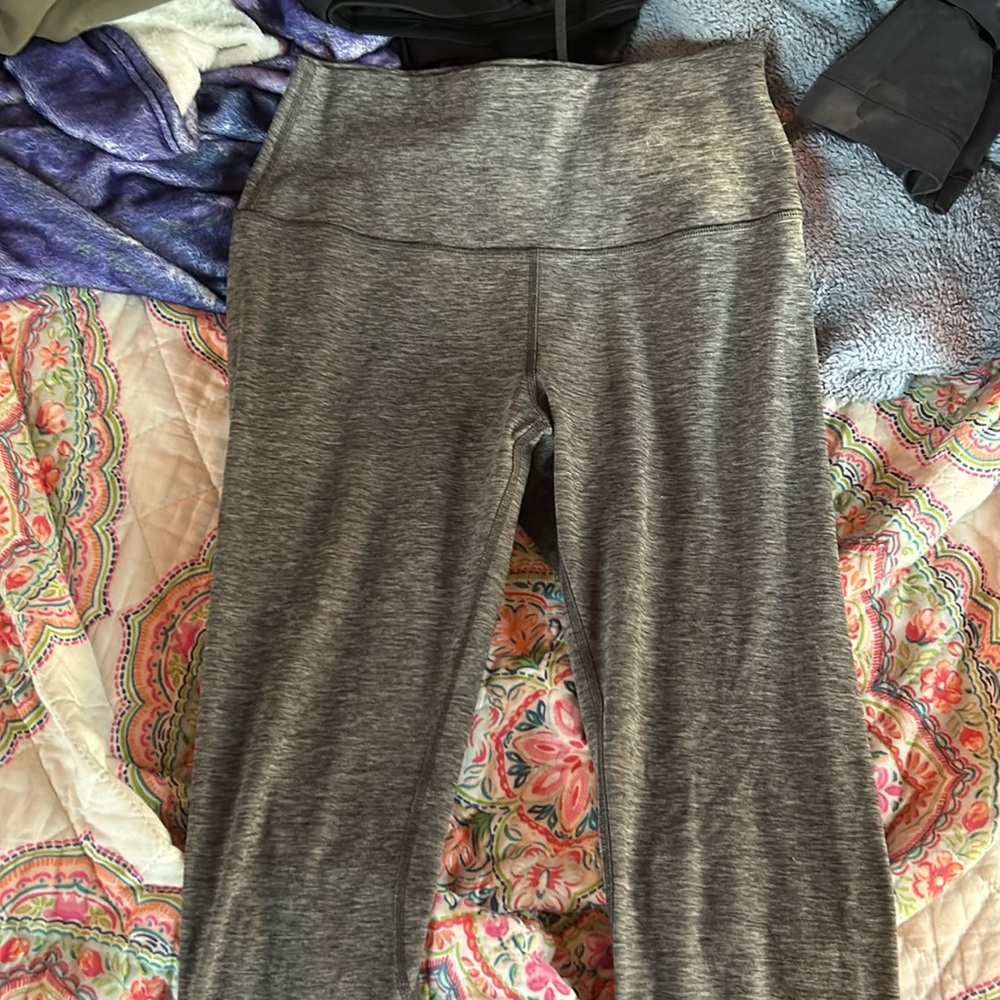 Lululemon Align Leggings 28” Heather Grey Size 8